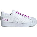 adidas アディダス レディース スニーカー 【adidas Superstar Bold】 サイズ US_8.5W(25.5cm) Clean Classics Collection White Shock Purple (Women 039 s)