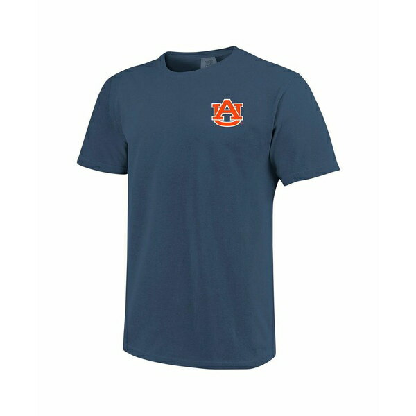 イメージワン メンズ Tシャツ トップス Men's Navy Auburn Tigers Baseball Comfort Colors T-Shirt Navy
