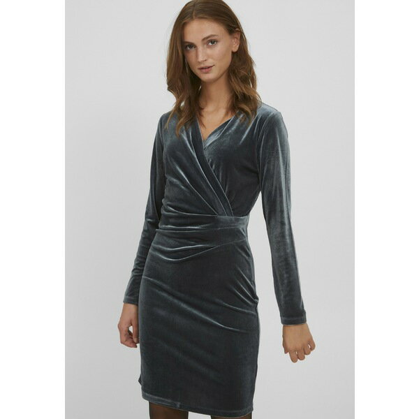 ビーヤング レディース ワンピース トップス BYPERLINA DRESS 4 - Shift dress - grey