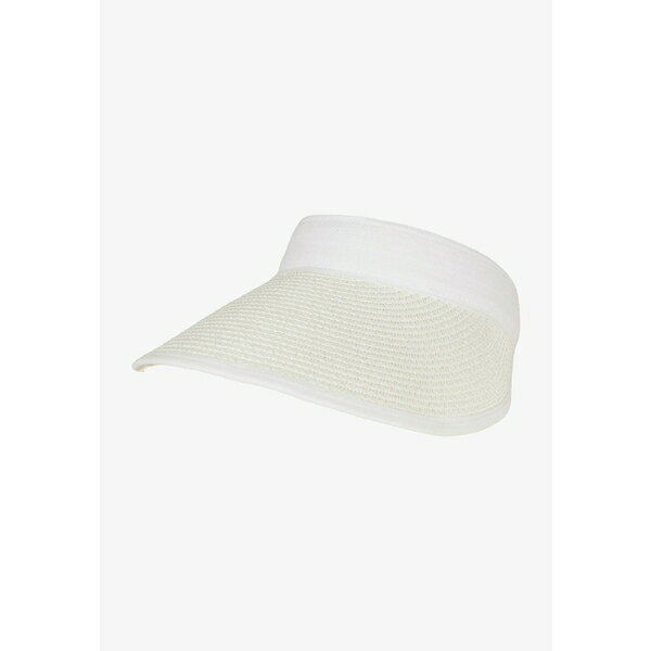アーバン クラシックス メンズ 帽子 アクセサリー LOGO BAST VISOR - Cap - white