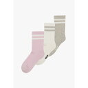 イーブン アンド オド レディース 靴下 アンダーウェア 3 PACK - Sports socks - light pink/mottled light gr...