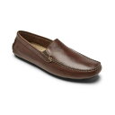 ロックポート メンズ スリッポン・ローファー シューズ Men's Rhyder Venetian Loafer Shoes Mahogany