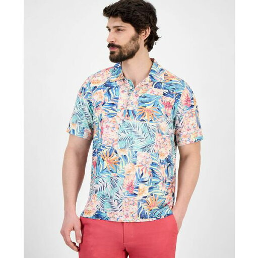 トッミーバハマ メンズ シャツ トップス Men's Bahama Coast Positano Palms Performance Polo Shirt Lychee トッミーバハマ メンズ シャツ トップス Men's Bahama Coast Positano Palms Performance Polo Shirt Lychee