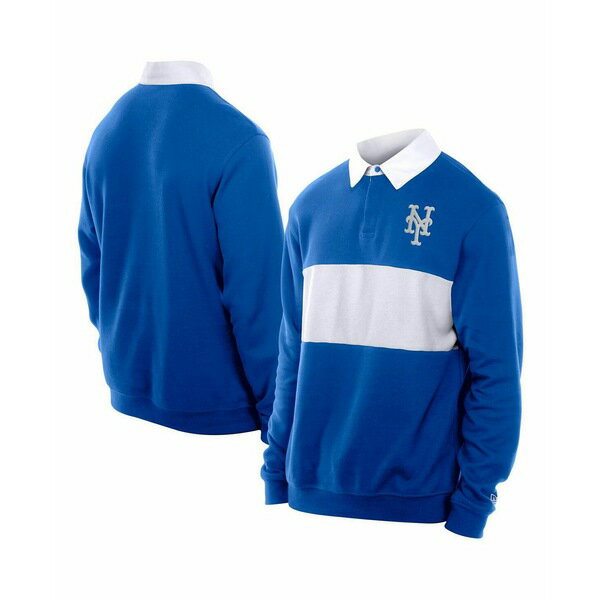 ˥塼   ȥåץ Men's Royal New York Mets Throwback Prep Color Bloc...