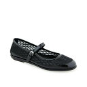 エアロソールズ レディース サンダル シューズ Women's Baylee Round Toe Mary Jane Flats Black Mesh Fabric(4)