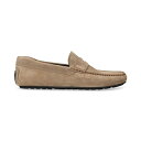 ヒューゴボス メンズ スリッポン・ローファー シューズ Men's Noel Suede Penny Loafer Medium Beige