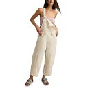ラッキーブランド レディース カジュアルパンツ ボトムス Women's Barrel Overalls White Lies Wash(4)