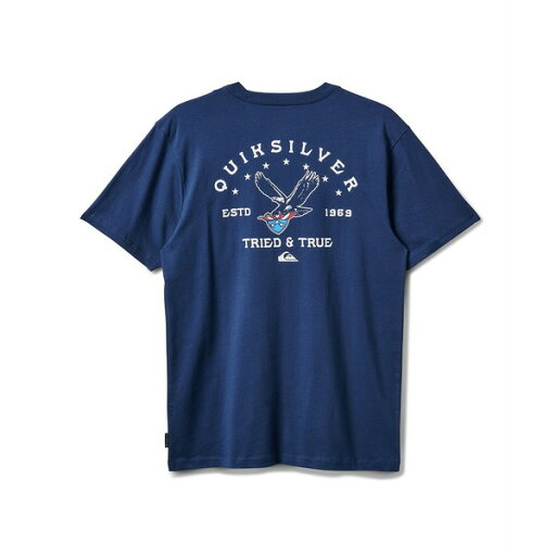 クイックシルバー メンズ シャツ トップス Men's Eagle Usa Short Sleeve T-shirt Navy クイックシルバー メンズ シャツ トップス Men's Eagle Usa Short Sleeve T-shirt Navy