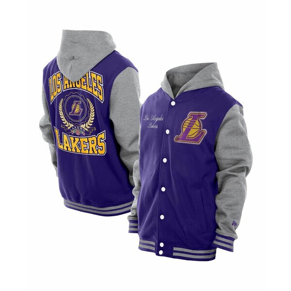 ˥塼  㥱åȡ֥륾  Men's Purple Los Angeles Lakers Throwback Pr...