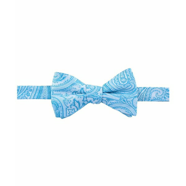 トラファルガー メンズ ベルト アクセサリー Men's Sobee Paisley Brace Bow Tie & Pocket Square Set Light blue