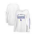 ファナティクス レディース Tシャツ トップス Women's White Los Angeles Dodgers Team Long Sleeve T-Shirt White