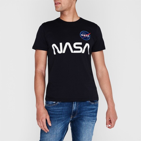 アルファインダストリーズ メンズ Tシャツ トップス NASA Reflective T-Shirt