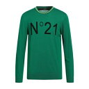 【送料無料】 ヌメロ ヴェントゥーノ メンズ ニット&セーター アウター Sweaters Green