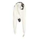 【送料無料】 リックオウエンス メンズ マフラー・ストール・スカーフ アクセサリー Scarves White