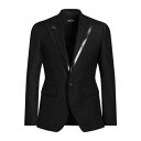 【送料無料】 ディースクエアード メンズ ジャケット&ブルゾン アウター Blazers Black