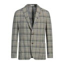 【送料無料】 ボリオリ メンズ ジャケット&ブルゾン アウター Blazers Green