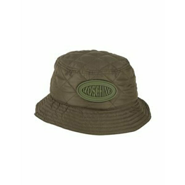 【送料無料】 モスキーノ メンズ 帽子 アクセサリー Hats Green