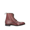 【送料無料】 チャーチ メンズ ブーツ シューズ Ankle boots Red