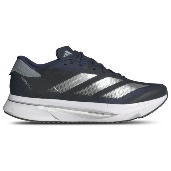 アディダス メンズ フィットネス スポーツ adidas adiZero SL 2 Dark Blue/Silver Metallic/Halo Silver