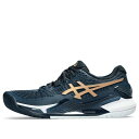 ASICS アシックス レディース スニーカー 【(WMNS) ASICS Gel-Resolution 9 'French Blue Pure Gold' 1042A268-960】 サイズ US_7.5(24.5cm)