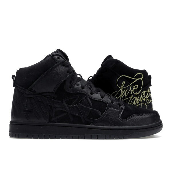 Nike ナイキ メンズ スニーカー 【Nike SB Dunk High FAUST Black Gold】 サイズ US_6(24.0cm) Black/Black-Metallic Gold