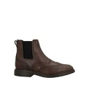 【送料無料】 ホーガン メンズ ブーツ シューズ Ankle boots Brown(4)