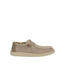 【送料無料】 ヘイデュード メンズ ドレスシューズ シューズ Lace-up shoes Beige
