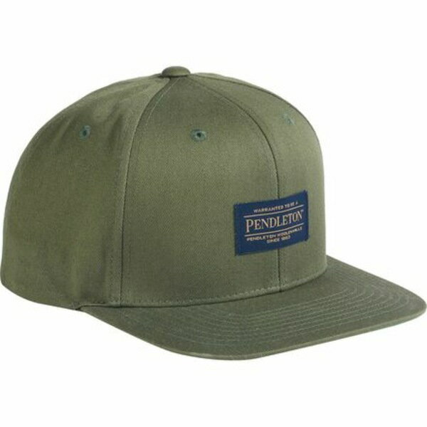 ペンドルトン メンズ 帽子 アクセサリー Logo Flat Brim Hat Army Green