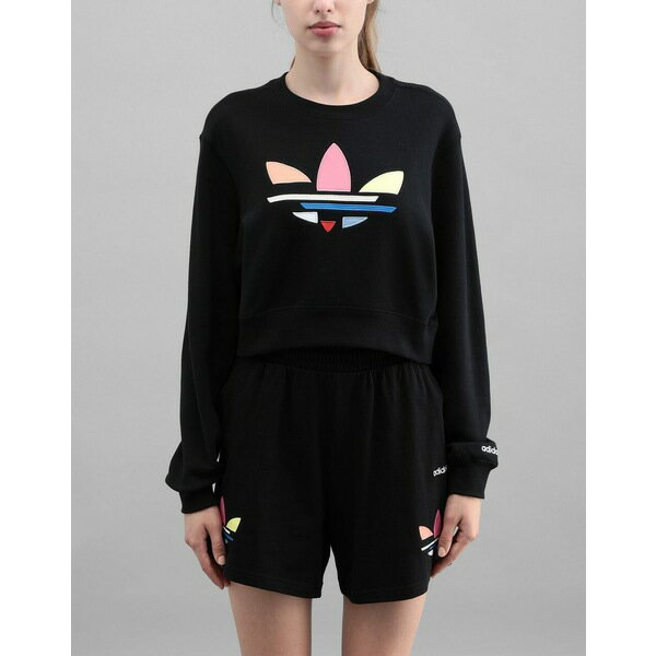 アディダスオリジナルス ADIDAS ORIGINALS レディース パーカー・スウェットシャツ アウター SWEATSHIRT Black