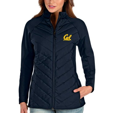 アンティグア レディース ジャケット＆ブルゾン アウター Cal Bears Antigua Women's Altitude FullZip Puffer Jacket Navy