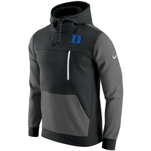 ナイキ メンズ パーカー・スウェットシャツ アウター Duke Blue Devils Nike AV15 2.0 Pullover Hoodie Black