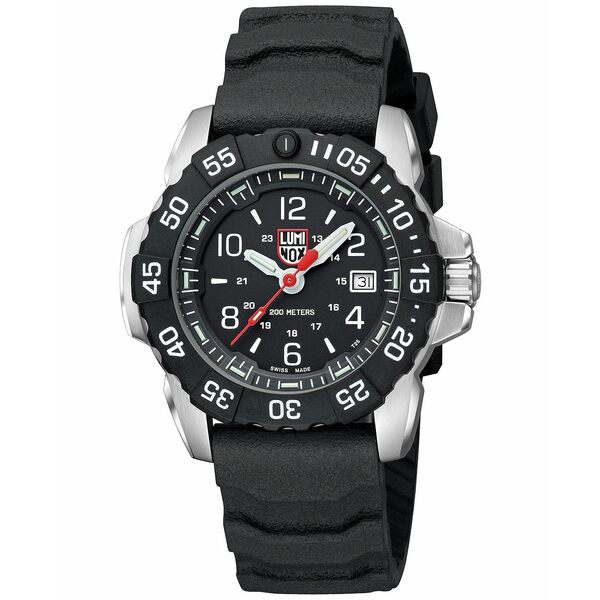 ルミノックス ルミノックス レディース 腕時計 アクセサリー Men's Swiss Navy Seal RSC Black Rubber Strap Watch 45mm No Color