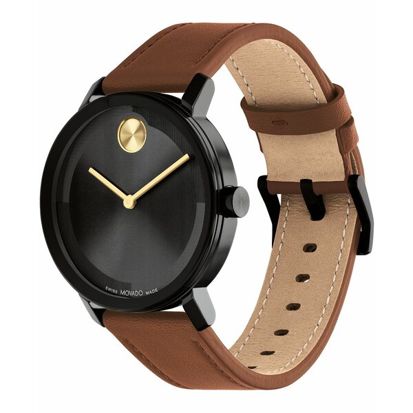 モバド モバド レディース 腕時計 アクセサリー Men's Bold Evolution 2.0 Swiss Quartz Cognac Leather Watch 40mm Cognac