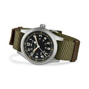 ハミルトン カーキ 腕時計（レディース） ハミルトン レディース 腕時計 アクセサリー Men's Swiss Khaki Field Green Textile Strap Watch 42mm Green