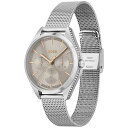 {X fB[X rv ANZT[ Women's Saya Stainless Steel Mesh Bracelet Watch 37mm Silver