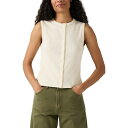 リーバイス レディース カットソー トップス Women's Rory Sleeveless Button-Up Top Egret