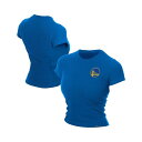 ニューエラ レディース カットソー トップス Women's Blue Golden State Warriors Leisure Collection Bab...