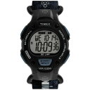 タイメックス メンズ 腕時計 アクセサリー Men's Quartz Digital Black Leather Watch, 38mm Black