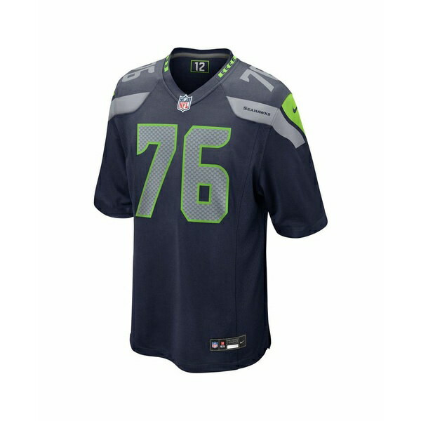 ナイキ メンズ シャツ トップス Men's Grey Zabel College Navy Seattle Seahawks 2025 NFL Draft First Round Pick Game Jersey Navy