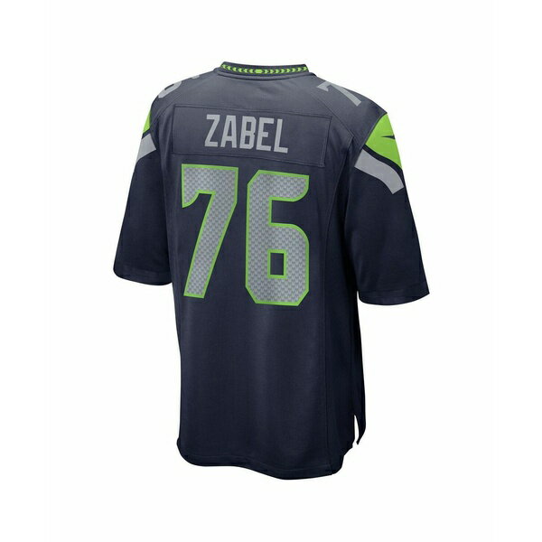 ナイキ メンズ シャツ トップス Men's Grey Zabel College Navy Seattle Seahawks 2025 NFL Draft First Round Pick Game Jersey Navy