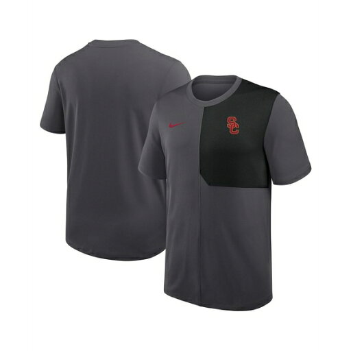 ナイキ メンズ シャツ トップス Men's Anthracite USC Trojans 2025 Sideline UV Performance Coach T-Shirt Anthracite ナイキ メンズ シャツ トップス Men's Anthracite USC Trojans 2025 Sideline UV Performance Coach T-Shirt Anthracite