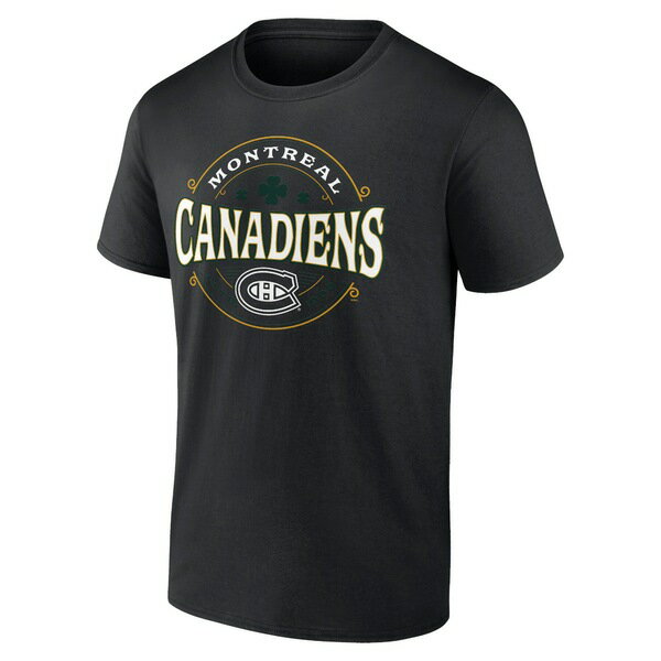 եʥƥ  T ȥåץ Montreal Canadiens Fanatics Branded St. Patrick's Day Lucky TShirt Black