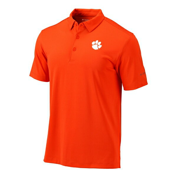 コロンビア メンズ ポロシャツ トップス Clemson Tigers Columbia OmniWick Drive Polo Orange