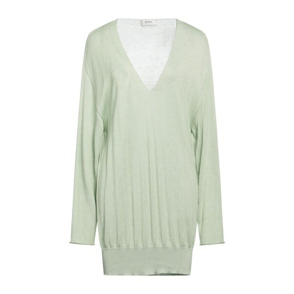 【送料無料】 アルファス テューディオ レディース ニット&セーター アウター Sweaters Green