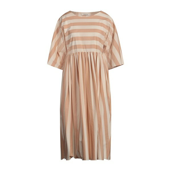 【送料無料】 リビアナコンティ レディース ワンピース トップス Midi dresses Beige(4)
