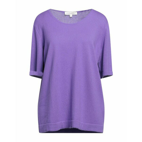 【送料無料】 バーバラ ローマン レディース ニット&セーター アウター Sweaters Purple