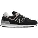 New Balance ニューバランス レディース スニーカー 【New Balance 574 Black Grey (Women's)】 サイズ US_5....