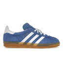 adidas アディダス レディース スニーカー 【adidas Gazelle Indoor Blue Fusion Gum (Women's)】 サイズ US_W_11.5 Blue Fusion/Footwear White/Gold Metallic(4)