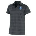 アンティグア レディース ポロシャツ トップス Texas Legends Antigua Women's Compass Polo Charcoal