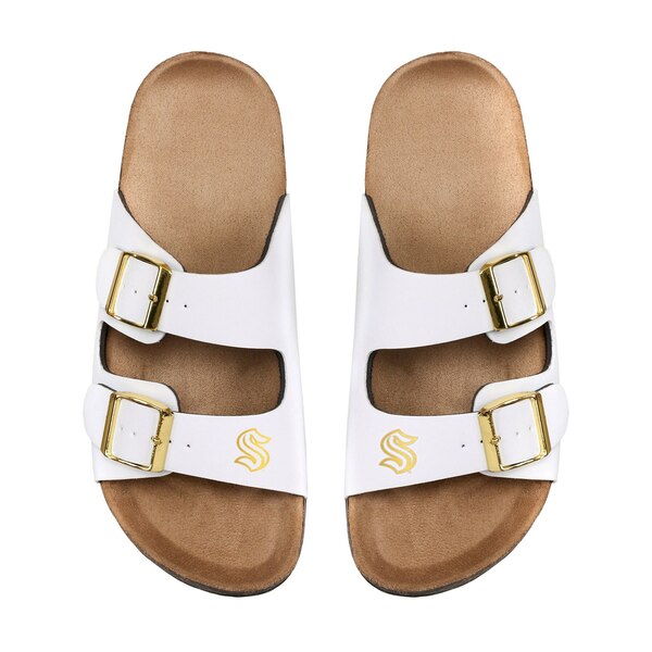 フォコ レディース サンダル シューズ Seattle Kraken FOCO Women's Double Buckle Sandals